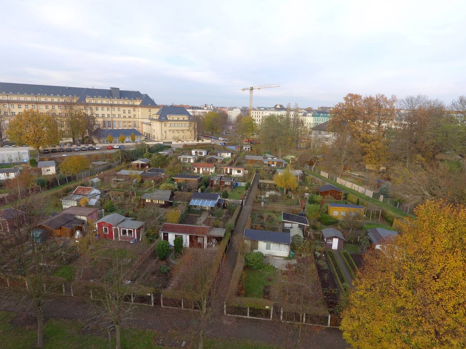 Überblick Gartenanlage